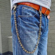 Blade Blossom Brass Wallet Chain