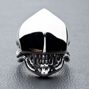 Alien Head Ring Front View