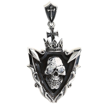 Pendiente de plata esterlina con ojos de diamante tribal tribal