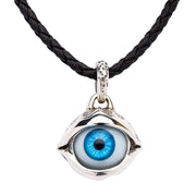 Blue Eyeball Pendant Front View