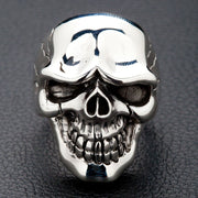 Handsome Sterling Silver Skull Ring