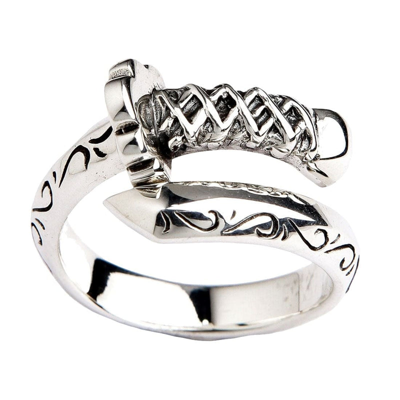 Anillo de anillo japonés con esp sam samurai