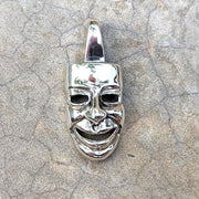 Joker Clown Mask Sterling Silver Pendant