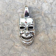 Joker Clown Mask Sterling Silver Pendant