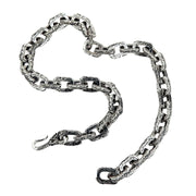 Sterling silver dragon necklace for men
