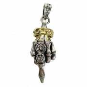 Skeleton Hand Pendant Front View