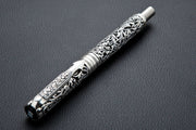 Floral Sterling Silver Pen-Bikerringshop