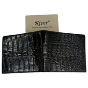 real black crocodile leather wallet