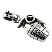 Bomb Sterling Silver Men's Pendant