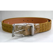 Creamy Crocodile Mens Belt