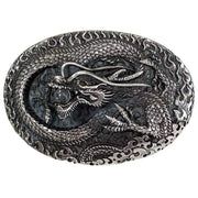 Dragon Sterling Silver Biker Belt Buckle