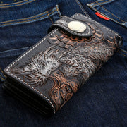 Dragon Leather Biker Wallet