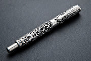 Erotic Carved Sterling Silver Pen-Bikerringshop