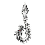Dragon Hook Sterling Silver Gothic Pendant