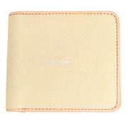 Pearl White Genuine Stingray Leather Wallet-Bikerringshop