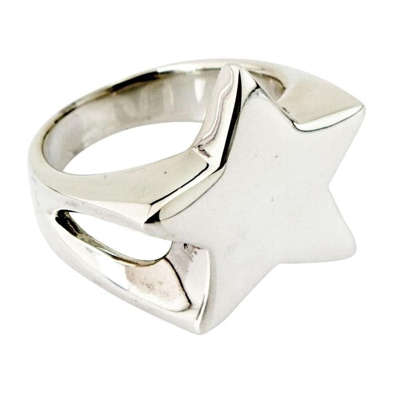 Sternring aus massivem 925er Sterlingsilber | Ein kühnes Symbol für Ehrgeiz