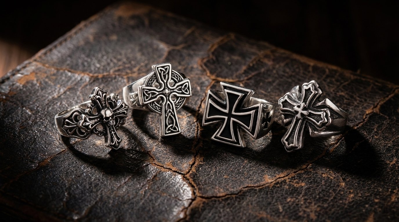 クロスリングの意味：アイアンクロスからケルトまで | Bikerringshop