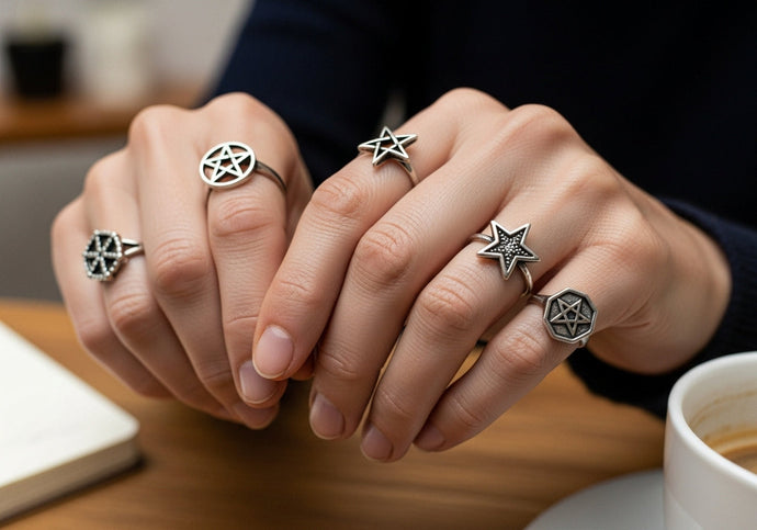 A Star Ring Field Guide: Pentagram, Nautical Star, and Hexagram Explained