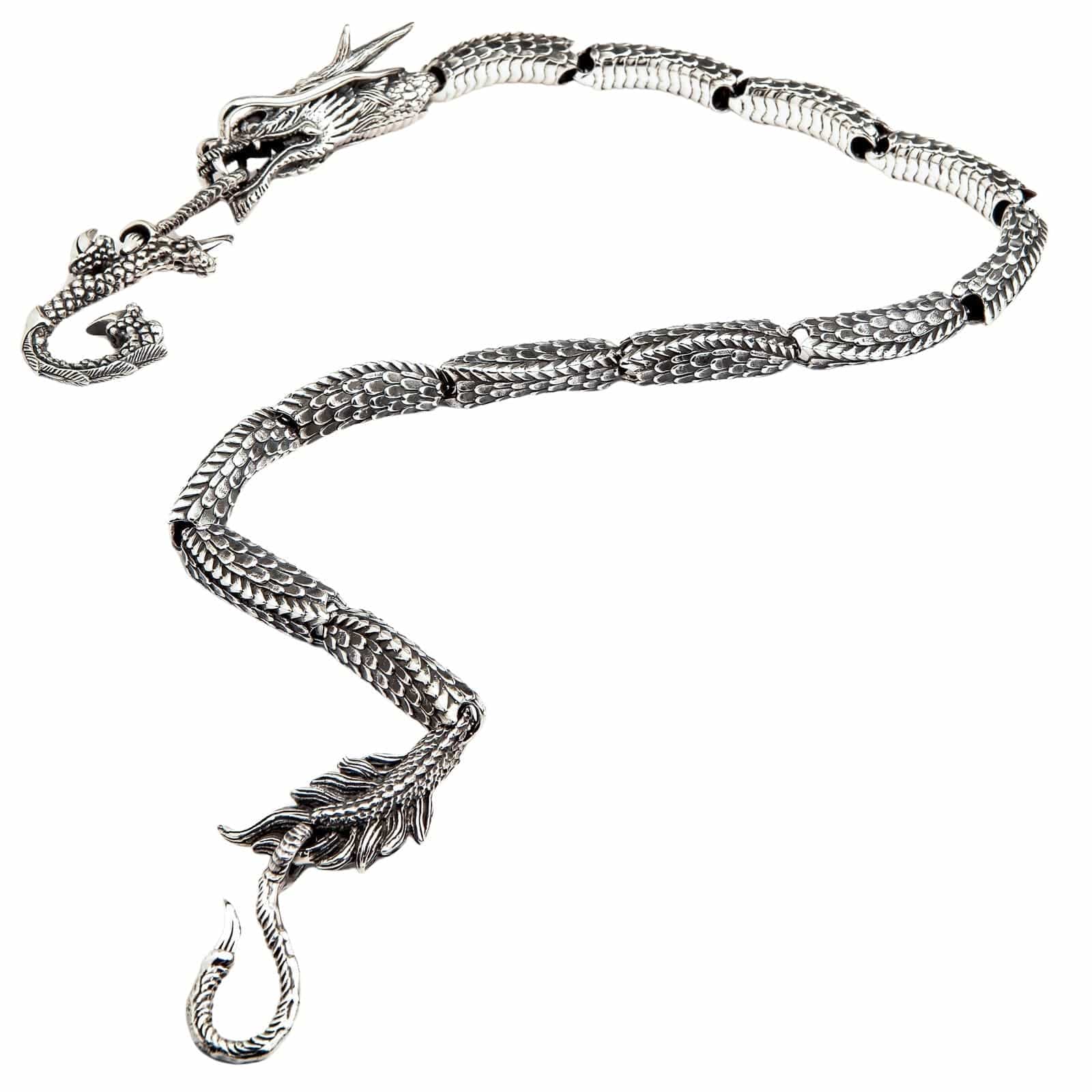 Dragon Wallet Chain 253g — Oversized Biker Statement