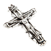 Jesus Crucifix Cross Sterling Silver Gothic Pendant [5]