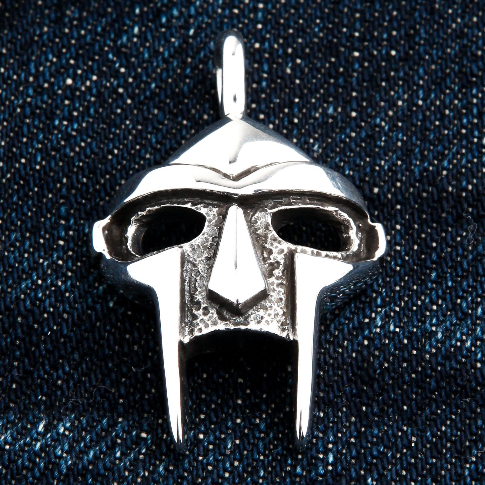 MF Doom Mask Sterling Silver Pendant