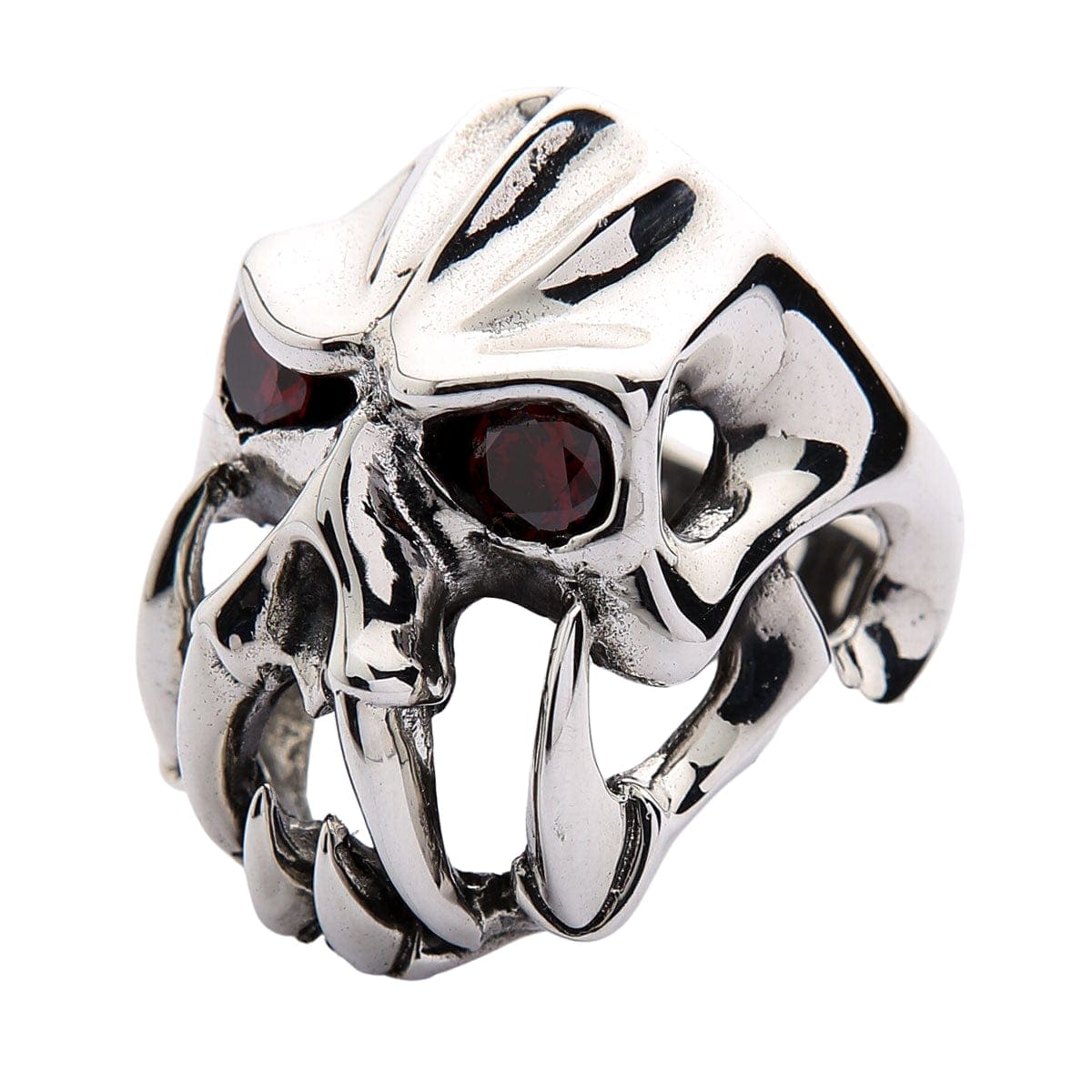 Devil Doc Ring Fang Devil Ring — Bold Gothic Biker Style | Bikerringshop