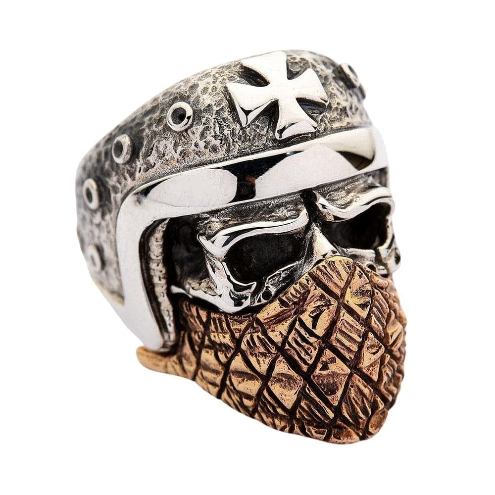 Biker Skull Ring — Heavyweight Gothic Statement