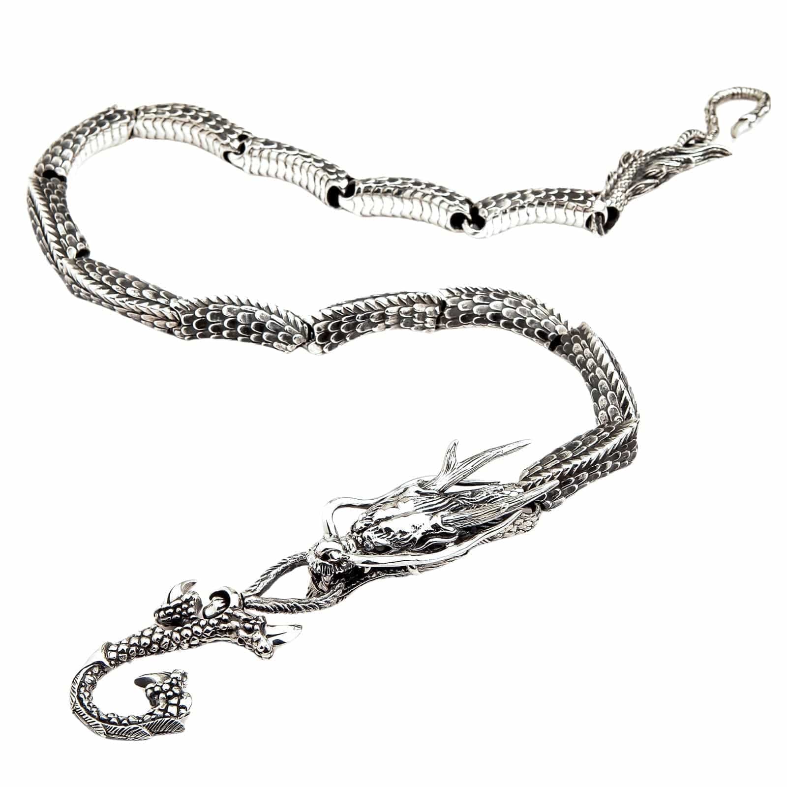 Dragon Wallet Chain 253g — Oversized Biker Statement