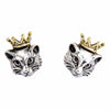 Aretes de Gato Coronado: Vista Frontal