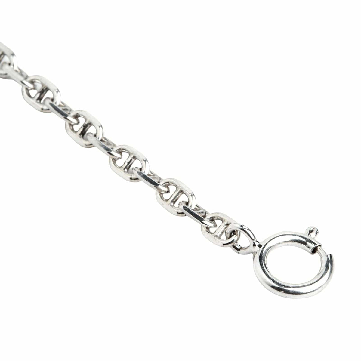 2mm アンカーチェーン — ペンダント用スリムシルバーネックレス