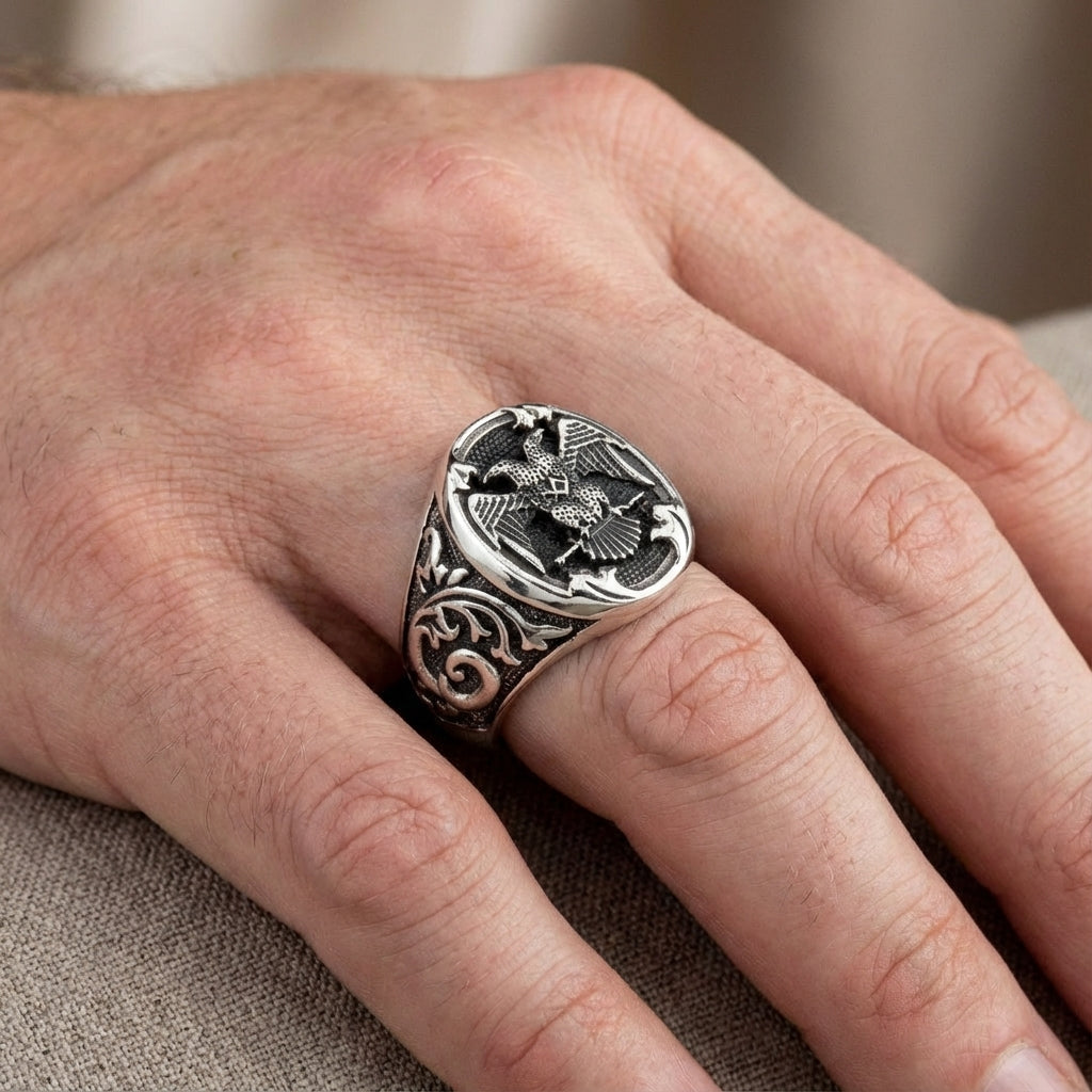 Maçonnique Lodge Nouvelle Bague En Argent Sterling .925 Maçonnerie Maçonnique Lodge Nouvelle Bague En Argent Sterling .925 Maçonnerie