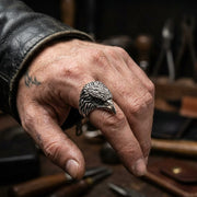 eagle-head-ring-worn-on-finger
