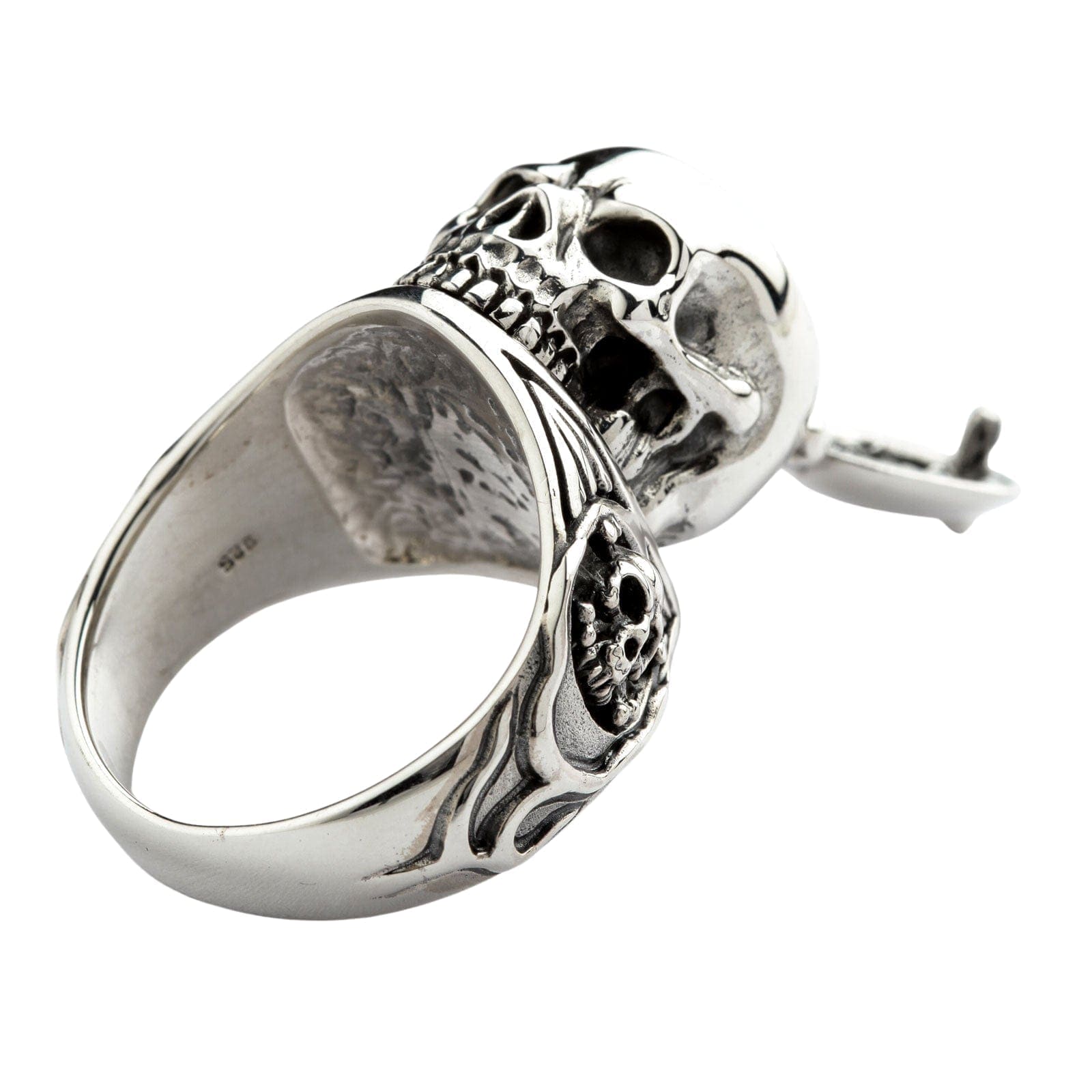 Anello in cianite naturale con veleno, placcato in argento sterling 925, anello da tabacco da fiuto Anello in cianite naturale con veleno, placcato in argento sterling 925, anello da tabacco da fiuto