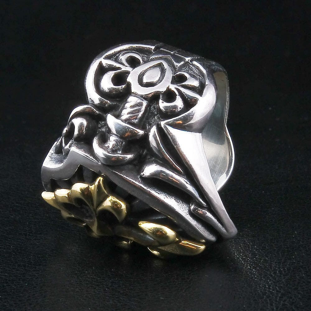Pentagram Poison (Opens) Ring New .925 Sterling Silver Pentagram Poison (Opens) Ring New .925 Sterling Silver