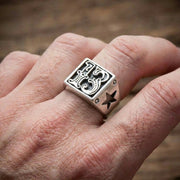 ナンバー13 リング — 勇敢なるバイカーの反骨精神 | Bikerringshop