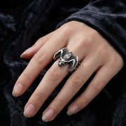 ゴシックリング — スカル・爪・ドラゴンモチーフ | Bikerringshop