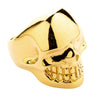 Gothic Guld Kranium Ring