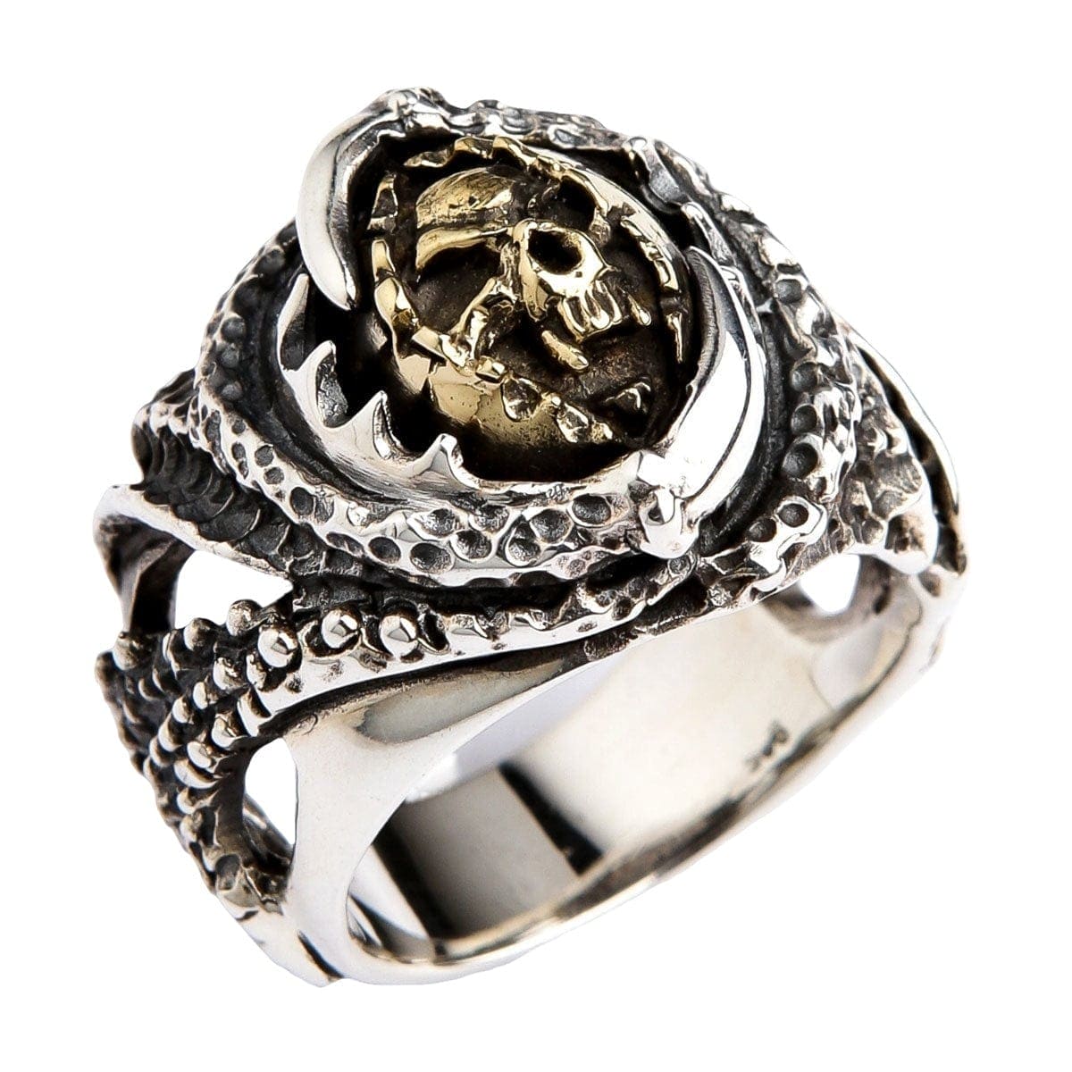Good Devil Ring Claw Devil Ring — Gothic Two-Tone 25g | Bikerringshop