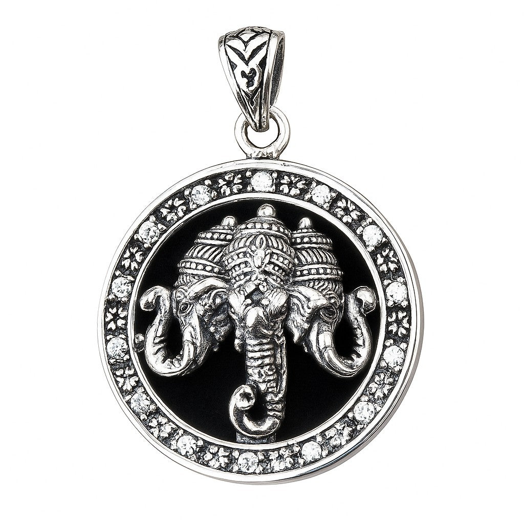 Ciondolo in stile vintage Lord Ganesha fatto a mano in Ciondolo in stile vintage Lord Ganesha fatto a mano in