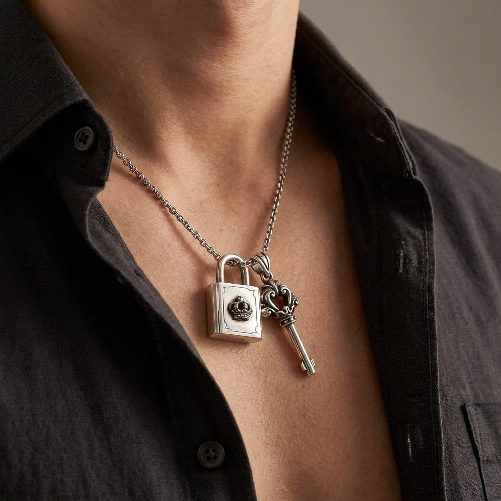 Ciondolo TheCharmWorks In Argento Sterling A Forma Di Chiave Per I 21 Anni, Regalo Speciale