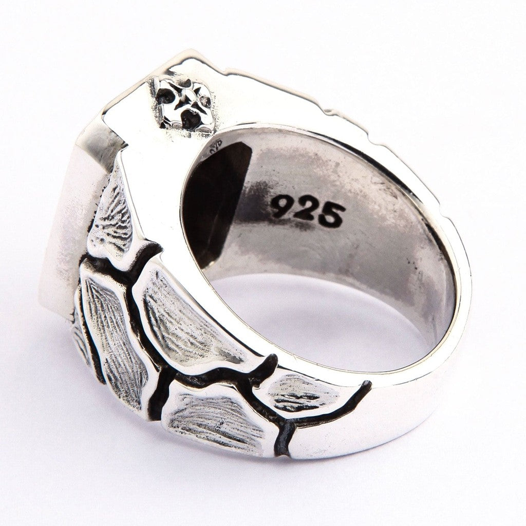 Bague Argent 925, Alliance Argent Homme Oeil de Tigre Bague Argent 925, Alliance Argent Homme Oeil de Tigre