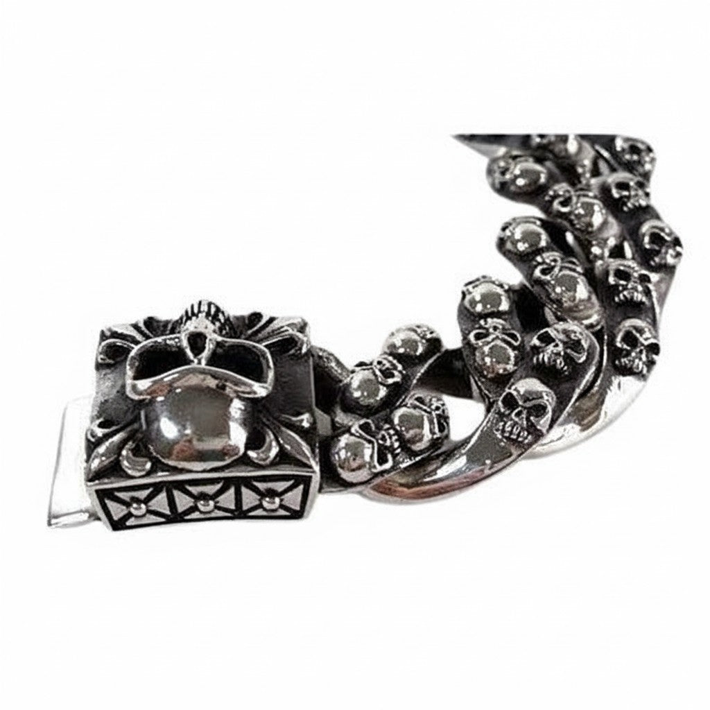 Bandmax Rvs Punk Manchet Armband Voor Mannen Vrouwen Retro Stijl Bandmax Rvs Punk Manchet Armband Voor Mannen Vrouwen Retro Stijl