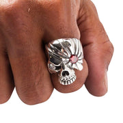 Pirate Sterling Silver Skull Ring