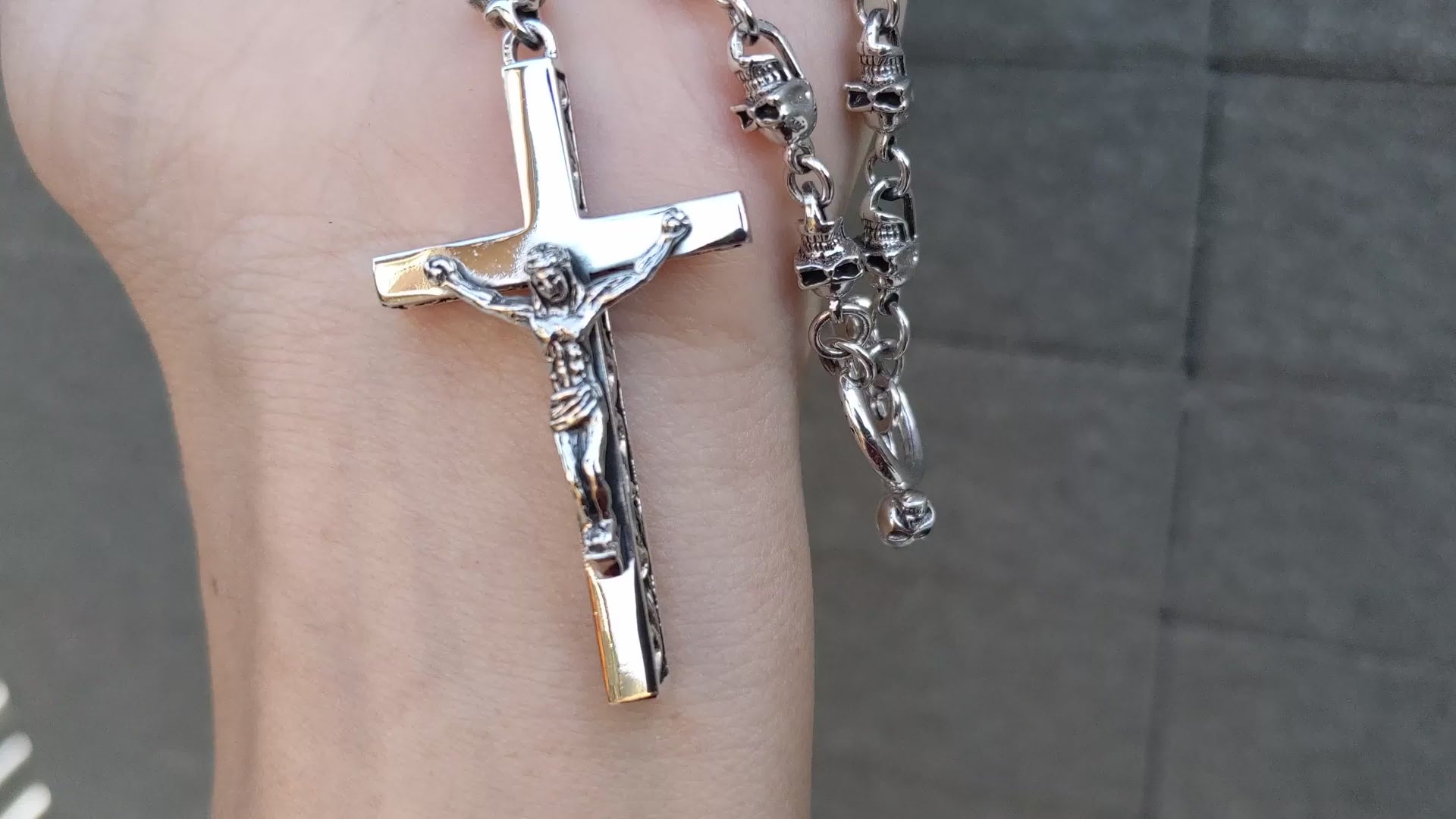 Skull Rosary — Tactile Prayer Beads You Track by Feel