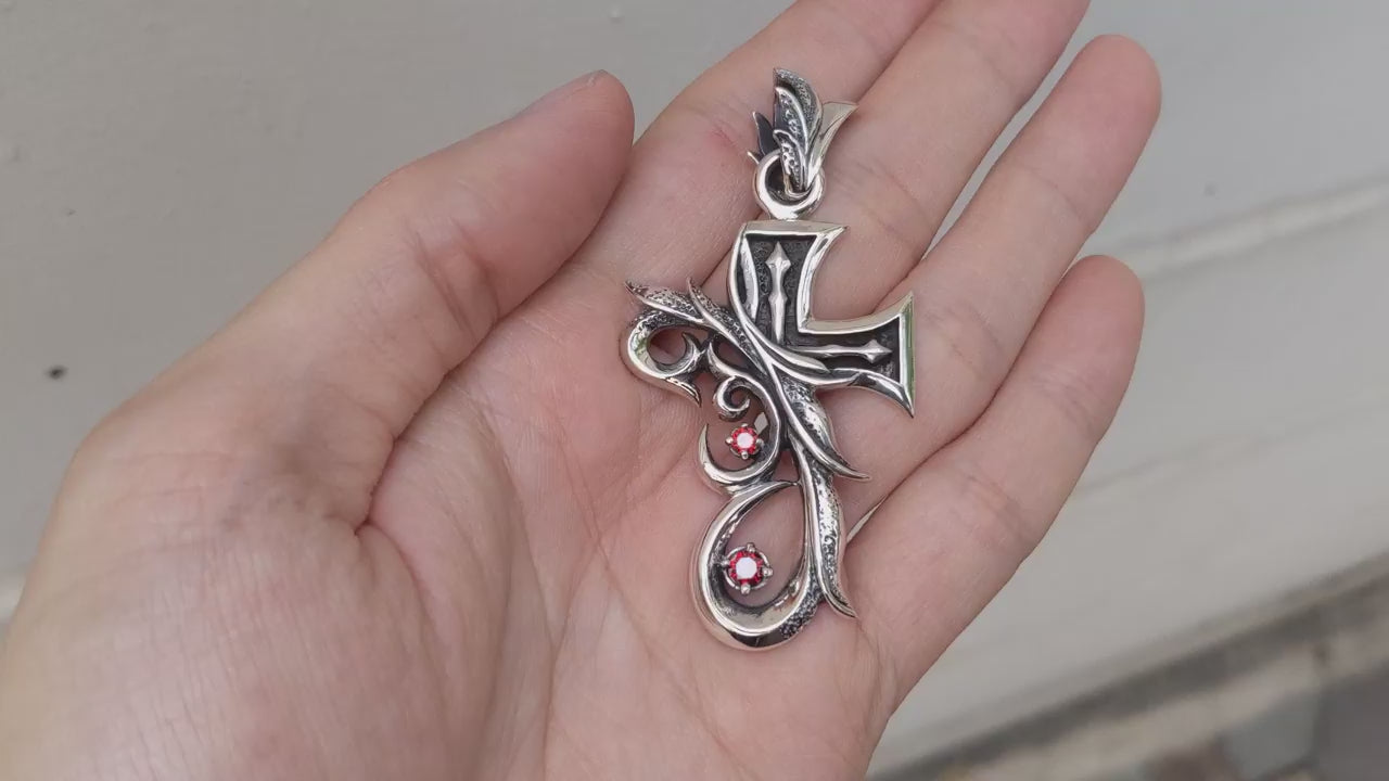 Tribal Gothic Cross Pendant — Dark Elegance | Bikerringshop