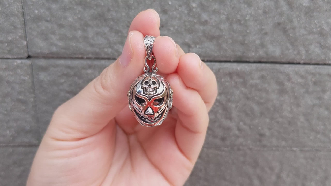 メキシカンレスラーマスク ペンダント — ルチャリブレ | Bikerringshop