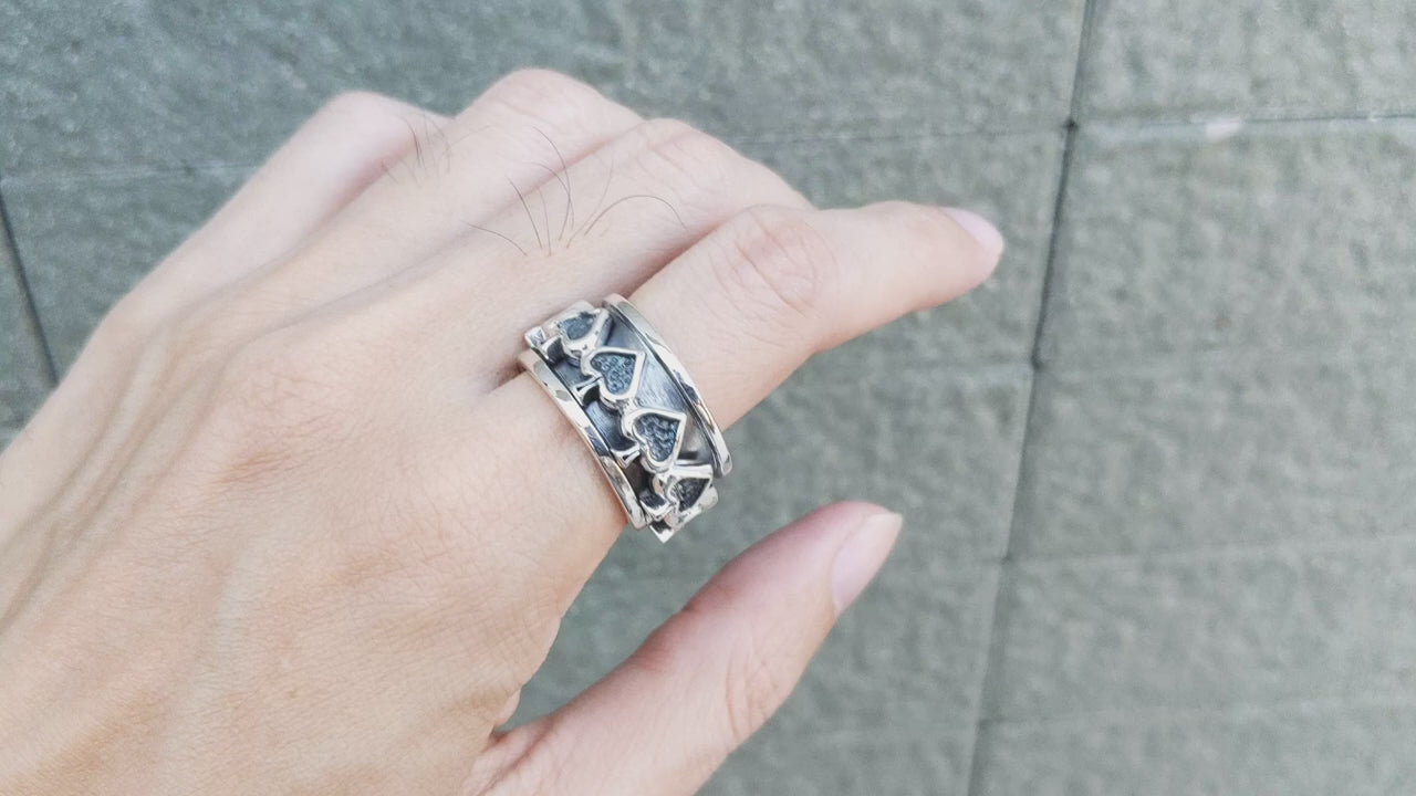 SilverSmith Fin メキシカンリングタイプ スペードエース21号 SilverSmith Fin メキシカンリングタイプ スペードエース21号 リング