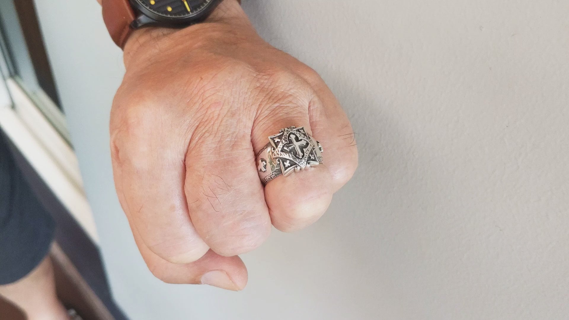Celtic Cross Ring | Heritage Faith Band for Men