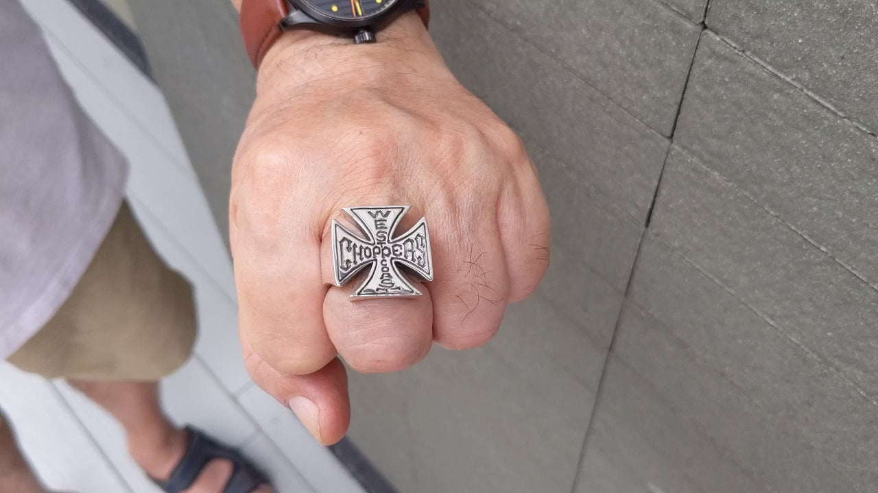 West Coast Choppers バイカーリング — Jesse James レジェンド