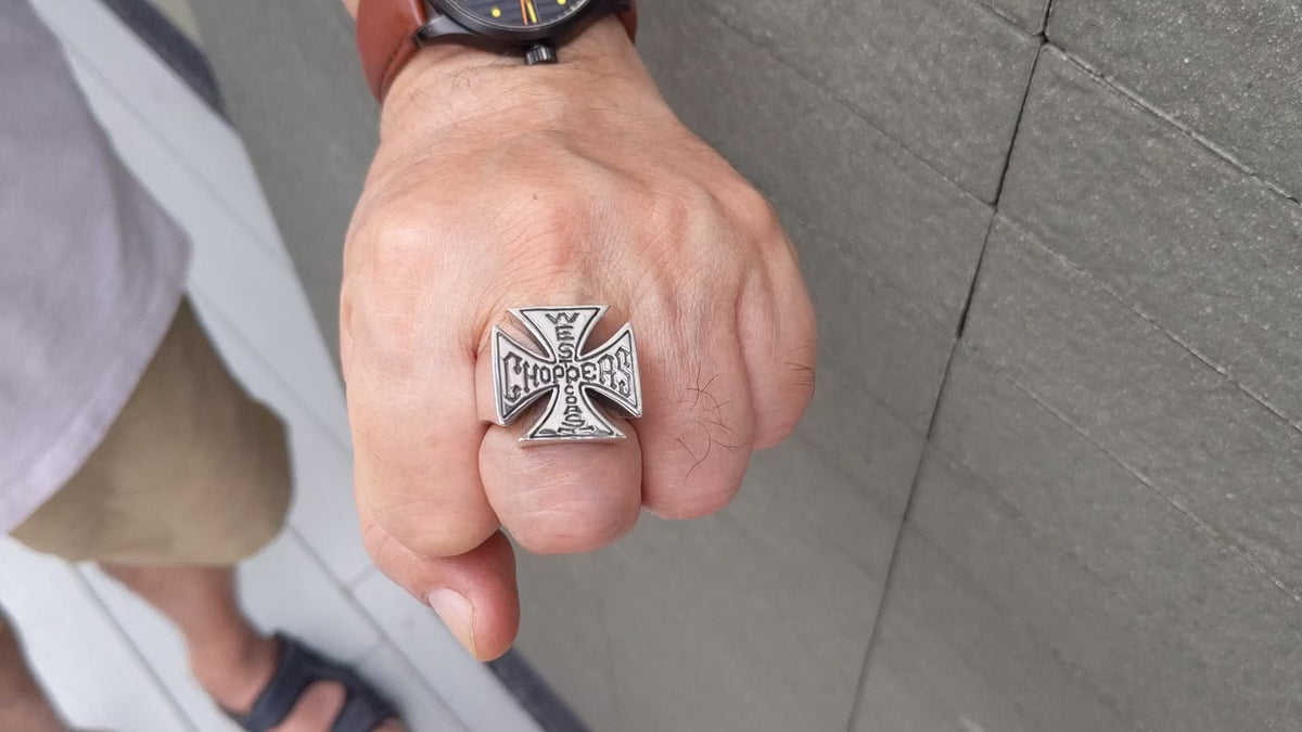 West Coast Choppers バイカーリング — Jesse James レジェンド
